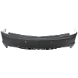 Rear Primed Bumper Cover, Luxury Model