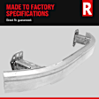 Rear Bumper Reinforcement, Aluminum, Impact Bar, CAPA CERTIFIED
