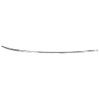 Rear, Driver or Passenger Side Bumper Trim, Chrome