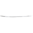 Rear, Driver or Passenger Side Bumper Trim, Chrome