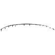 Rear, Driver or Passenger Side Bumper Trim, Chrome
