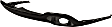 Rear, Lower Valance, Bumper Cover, Textured