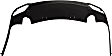 Rear, Lower Valance, Bumper Cover, Textured
