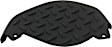 Passenger Side Bumper Step Pad, Black