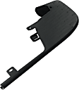 Passenger Side, Lower Bumper Step Pad, Black