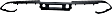 2014-2018 GMC Sierra 1500 - Center Bumper Step Pad, Black