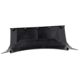 Rear Hitch Cover, Gloss Black, Plastic, Except V Model