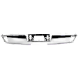 Step Bumper, Chrome Face Bar Only; With pad provision Without mounting bracket(s)