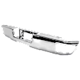 Step Bumper, Chrome Face Bar Only; With pad provision Without mounting bracket(s)