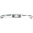 Step Bumper, Chrome Face Bar Only; With pad provision Without mounting bracket(s)
