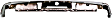 2018 GMC Sierra 1500 - Step Bumper, For Models With Parking Aid Sensor, Chrome, Face Bar Only; With pad provision, Without mounting bracket(s)