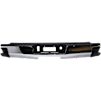 Chrome Step Bumper, Face Bar and Pads, With Corner Step , Without Hitch Draw Bar