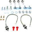 Chrome Step Bumper, Face Bar and Pads, With Corner Step , Without Hitch Draw Bar