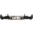 2014-2018 Chevrolet Silverado 1500 - Step Bumper, Chrome, Face Bar and Pads, With Corner Step, Without Hitch Draw Bar, Without Mounting Bracket(s), With Parking Aid Sensor Holes, Steel, For Models With Single Rear Wheels
