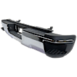 Chrome Step Bumper, Face Bar and Pads, With Corner Step , Without Hitch Draw Bar