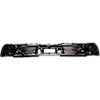 Chrome Step Bumper, Face Bar and Pads, With Corner Step and Hitch Draw Bar