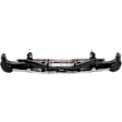 Chrome Step Bumper, Face Bar and Pads, With Corner Step and Hitch Draw Bar