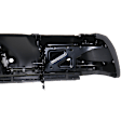 Chrome Step Bumper, Face Bar and Pads, With Corner Step and Hitch Draw Bar