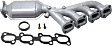 Passenger Side Catalytic Converter, Federal EPA Standard, 46-State Legal (Cannot ship to/installed in vehicles originally purchased in CA, CO, NY or ME), With Integrated Exhaust Manifold, 4.6L Eng