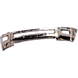 Front Bumper, Chrome, For Models with Fog Lights and Parking Aid Sensor