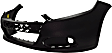 Front Primed Bumper Cover, Without Tow Hook Hole, CAPA Certified