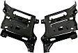 Front, Driver and Passenger Side, Inner Bumper Brackets, 1-Piece Bumper Type