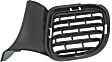 Front, Driver Side Bumper Grille, Textured Black