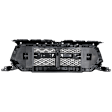 Grille, Painted Gray Shell and Textured Black Insert, (HFE/Sport/Tradesman)/(Big Horn/Laramie/Lone Star, Type 3, For Models without Surround View Camera), CAPA CERTIFIED