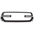 Grille, Black Shell and Textured Gray Insert, Type 2, For Models without Surround View Camera, CAPA CERTIFIED