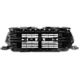 2022 Ram 1500 Big Horn - Grille, Black Shell with Gray Insert, Type 1, For Models Without Surround View Camera, CAPA Certified