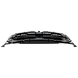 2022 Ram 1500 Big Horn - Grille, Black Shell with Gray Insert, Type 1, For Models Without Surround View Camera, CAPA Certified