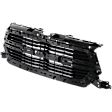 2022 Ram 1500 Big Horn - Grille, Black Shell with Gray Insert, Type 1, For Models Without Surround View Camera, CAPA Certified