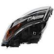 2022 Ram ProMaster 2500 - Driver Side Halogen Headlight, With Bulb, Without Daytime Running Light
