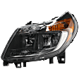 Driver Side Headlight, with Bulb, Halogen, Base Model, without Daytime Running Light, CAPA Certified
