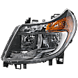 Driver Side Headlight, with Bulb, Halogen, Base Model, with Daytime Running Light, CAPA Certified