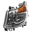 Driver Side Headlight, with Bulb, Halogen, Base Model, with Daytime Running Light, CAPA Certified