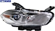 Passenger Side Headlight, with Bulb, Halogen, Chrome Interior, Aero/Limited/SE Models, CAPA Certified
