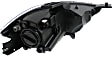 Driver Side Headlight, with Bulb, Halogen, Chrome Interior, Aero/Limited/SE Models