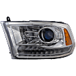 2018 Ram 2500 - Driver Side HID/Xenon With bulb(s), For Models With Factory Projector Type Headlights, OE Replacement