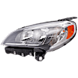 Driver Side Headlight, with Bulb, Halogen, Clear Lens, 4 Cyl., 2.4L Engine