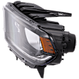 Driver Side Headlight, with Bulb, Halogen, Clear Lens
