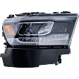 Passenger Side Headlight, with Bulb, LED, Clear Lens