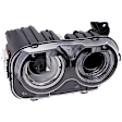Passenger Side Headlight, with bulb, HID/Xenon, with HID bulb and ballast, For Models with Air Ducts, Type 1, CAPA Certified