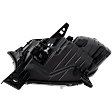 Passenger Side LED Headlight, With bulb(s), Clear Lens, Chrome Interior
