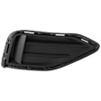 Front, Passenger Side Fog Light Cover, Textured Black
