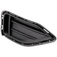 Front, Passenger Side Fog Light Cover, Textured Black