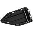 Front, Driver Side Fog Light Cover, Textured Black