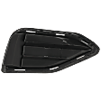 Front, Driver Side Fog Light Cover, Textured Black