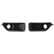 Front, Driver and Passenger Side Fog Light Trims, Textured Black