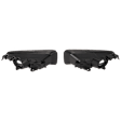Front, Driver and Passenger Side Fog Light Trims, Textured Black